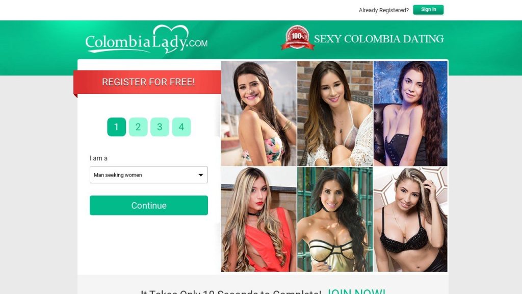Colombia Lady Website